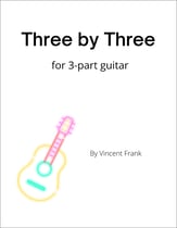 Three by Three Guitar and Fretted sheet music cover